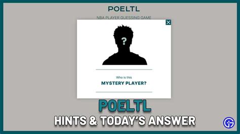 what is the answer to today's poeltl